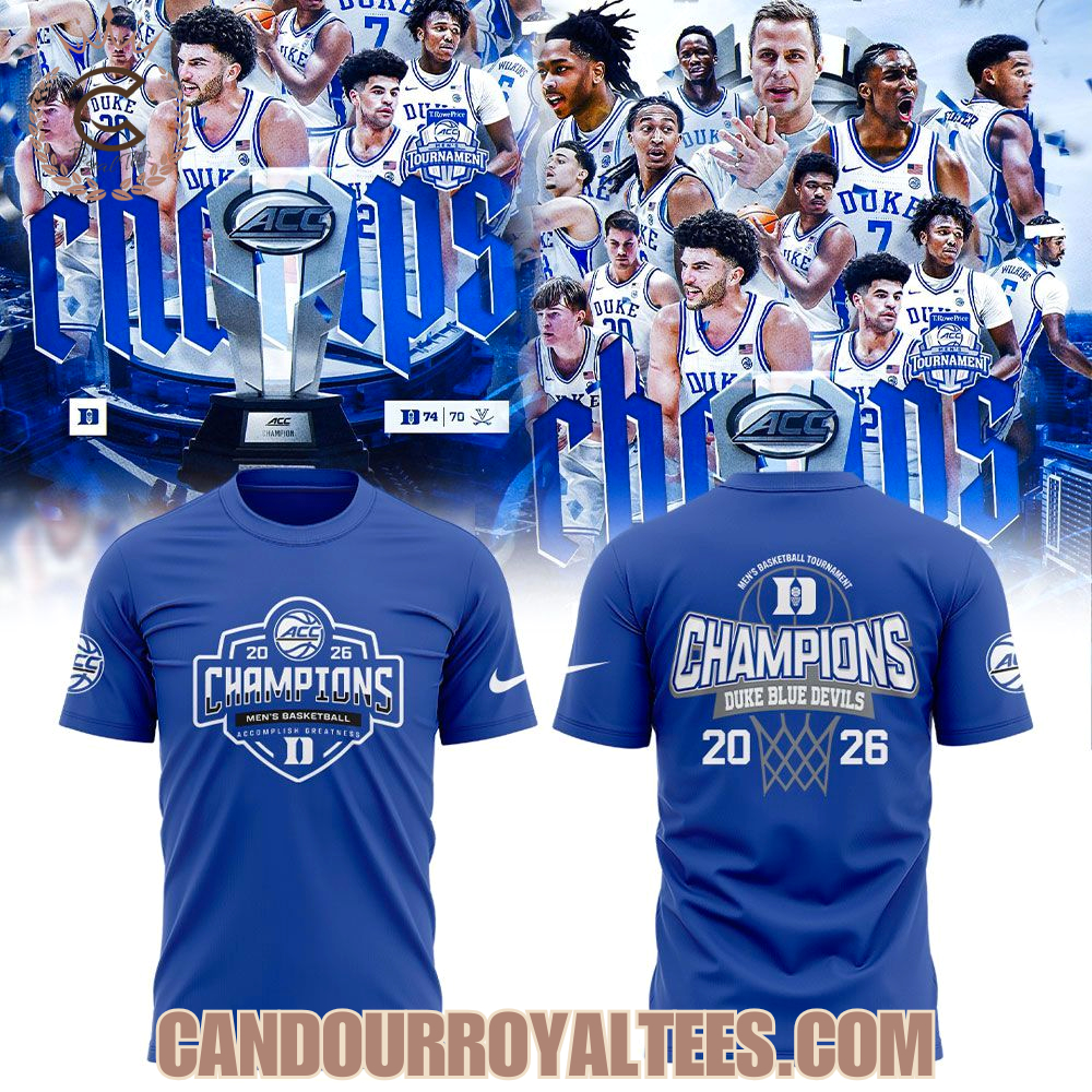 Duke Blue Devils 2026 T.Rowe Price ACC Men’s Basketball Tournament Champions T-Shirt, Hoodie Duke Blue Devils 2026 T.Rowe Price ACC Men’s Basketball Tournament Champions T-Shirt, Hoodie