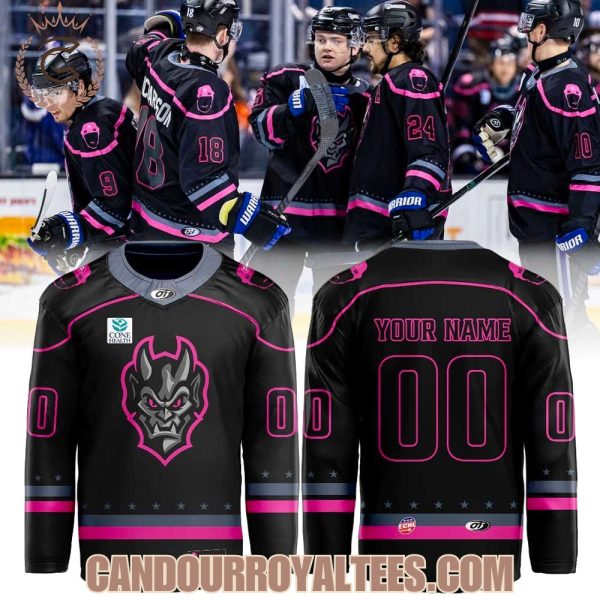 Greensboro Gargoyles celebrate Biz’s birthday Hockey Jersey