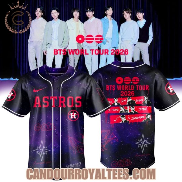 Houston Astros x BTS World Tour 2026 Desert Edition Fan Jersey