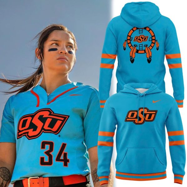 Oklahoma State Cowgirl Softball Native American Celebration Hoodie