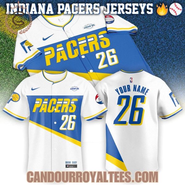 Indiana Pacers 2025/26 City Edition Swingman Baseball Jersey