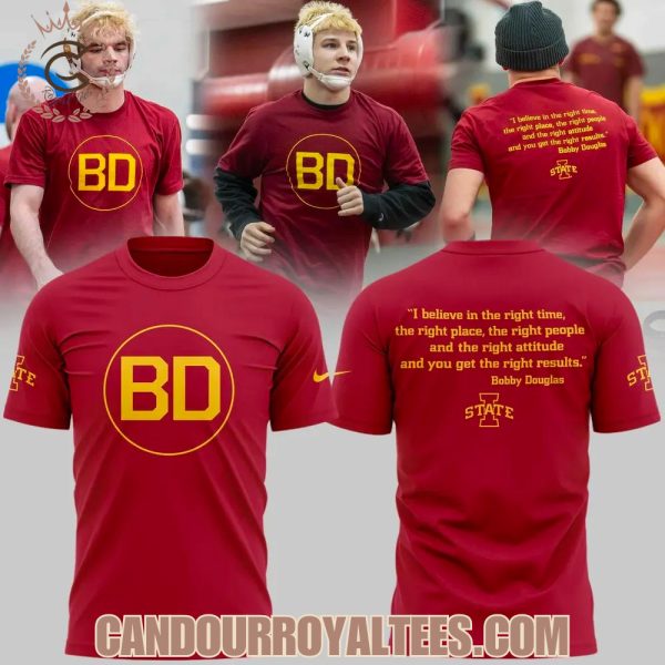 Iowa State Wrestling Honoring ” Bobby Douglas ” 2026 Tshirt