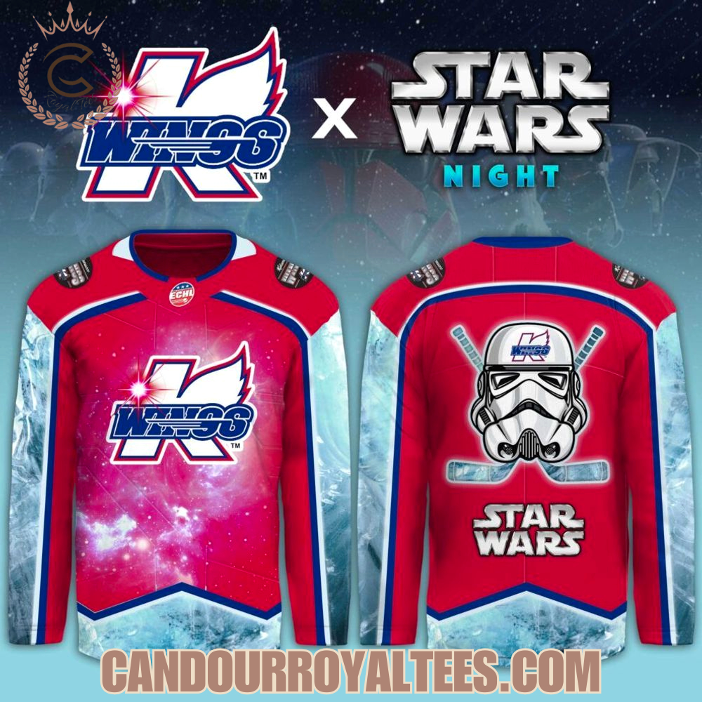 Kalamazoo Wings Star Wars Night Game Limited Hockey Jersey Kalamazoo Wings Star Wars Night Game Limited Hockey Jersey