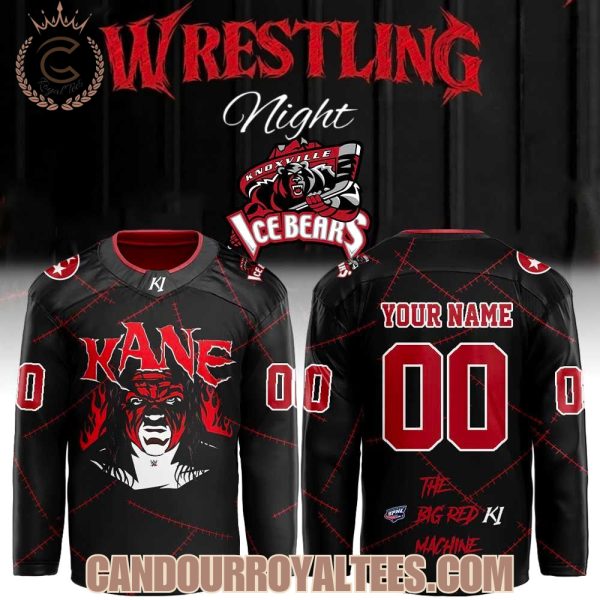 Knoxville Ice Bears Our Wrestling Night Hockey Jersey