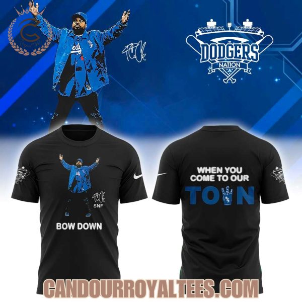 Los Angeles Dodgers Nation Stargazing Ice Cube Bow Down Tshirt, Hoodie