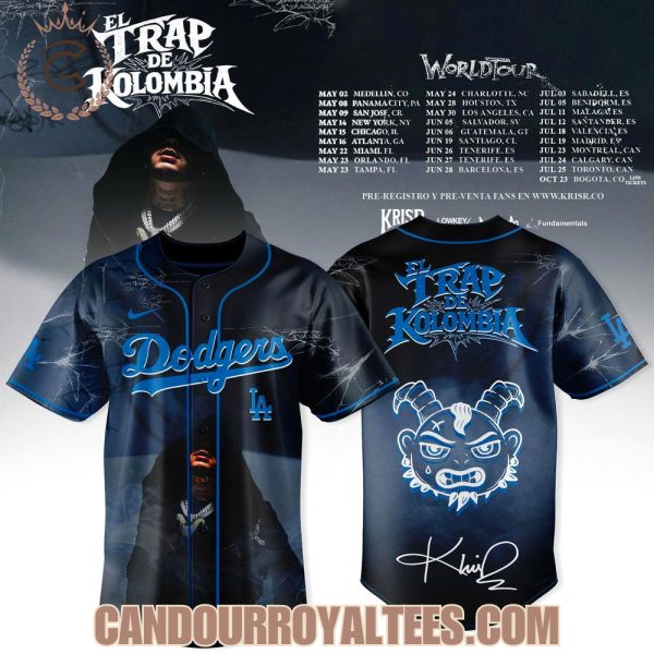 Los Angeles Dodgers x El Trap De Kolombia USA Tour 2026 Jersey