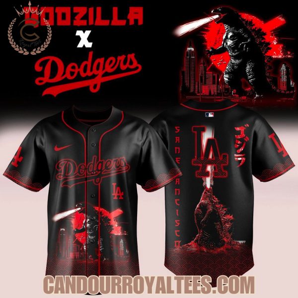 Los Angeles Dodgers x Godzilla 2026 Jersey