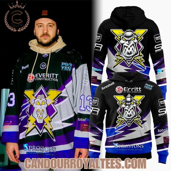 Manchester Storm 2026 Retro Night Hoodie