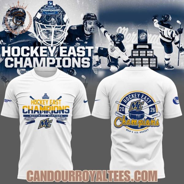 Merrimack Men’s Ice Hockey 2026 Hockey East Champions Tshirt, Hoodie