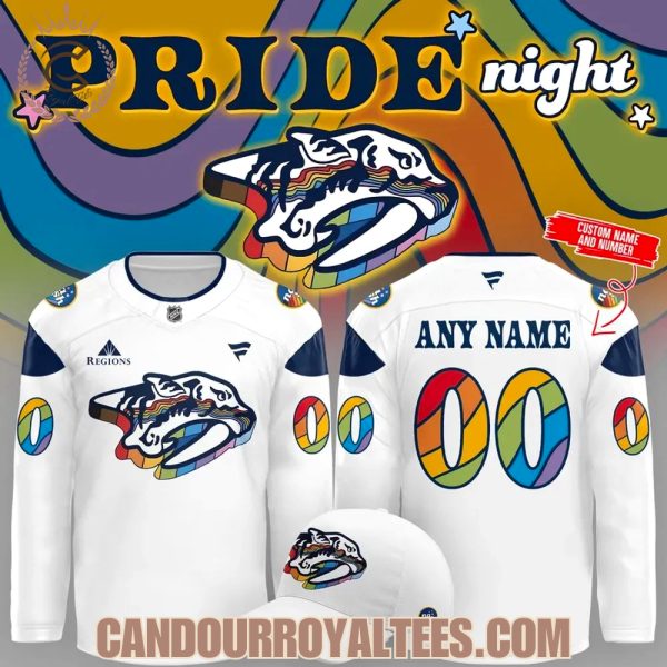 Nashville Predators Pride Night 2026 Jerseys