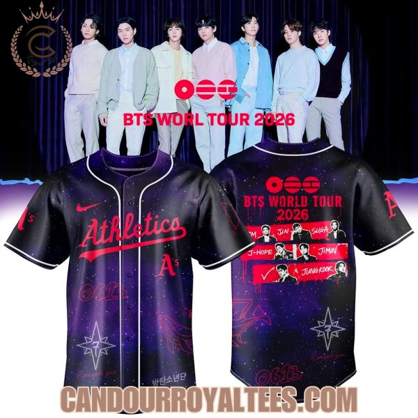 Oakland Athletics x BTS World Tour 2026 Desert Edition Fan Jersey