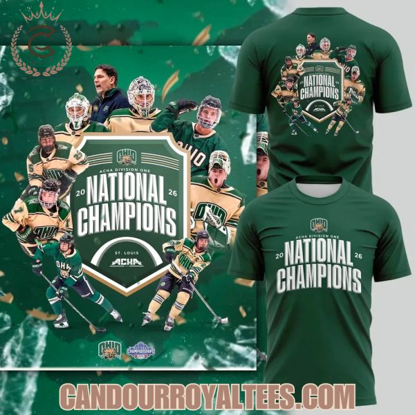 Ohio Bobcats men’s ice hockey National Champions T-Shirt, Hoodie