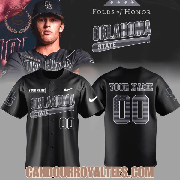 Oklahoma State Cowboys A Salute To Service Baseball Jersey