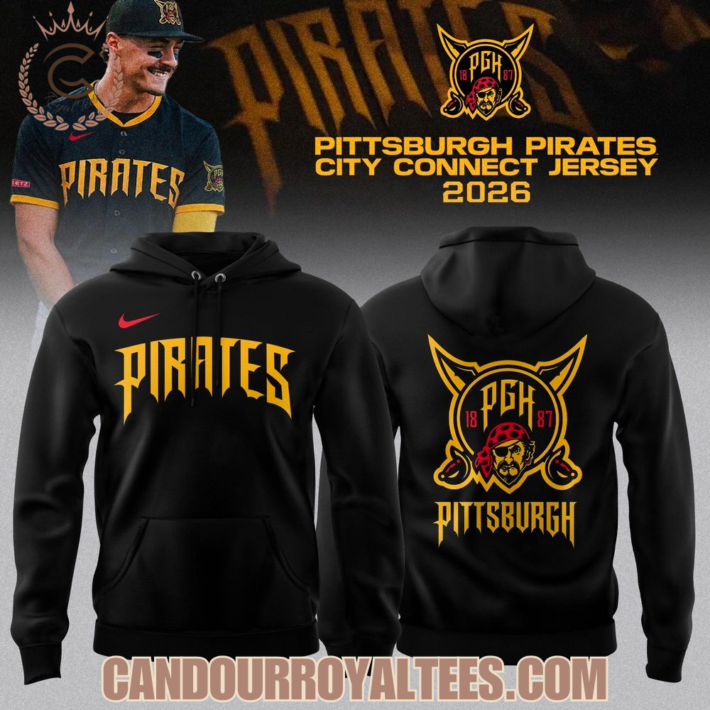 Pittsburgh Pirates 2026 City Connect Hoodie Pittsburgh Pirates 2026 City Connect Hoodie