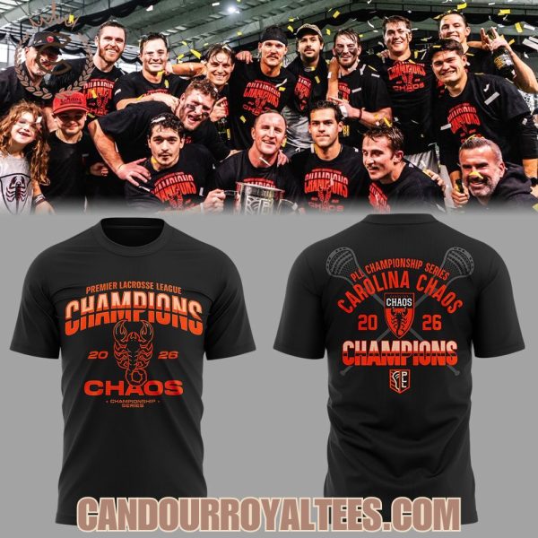 PPL Championship Series Carolina Chaos 2026 Champions T-Shirt