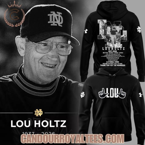 R.I.P Lou Holtz Thank You For The Memories Hoodie