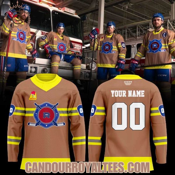 Rocket de Laval Fire Safety Service Hockey Jersey