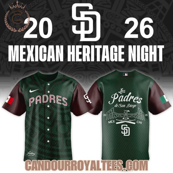 San Diego Padres Mexican Heritage Night 2026 Jersey