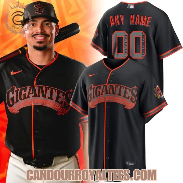 San Francisco Giants Alternate Replica Custom Jersey