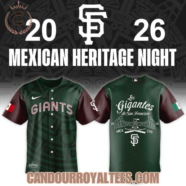 San Francisco Giants Mexican Heritage Night 2026 Jersey