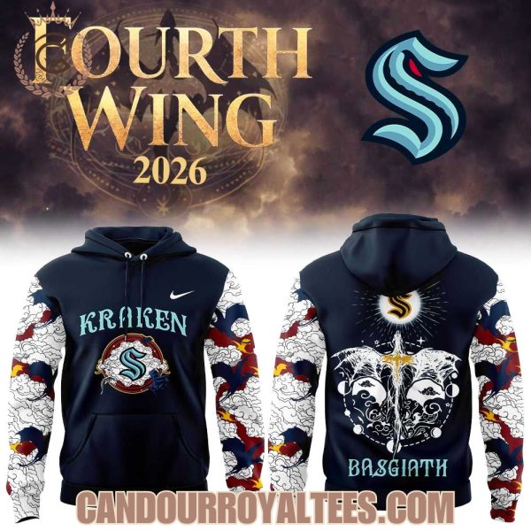 Seattle Kraken Fourth Wings Night Hoodie