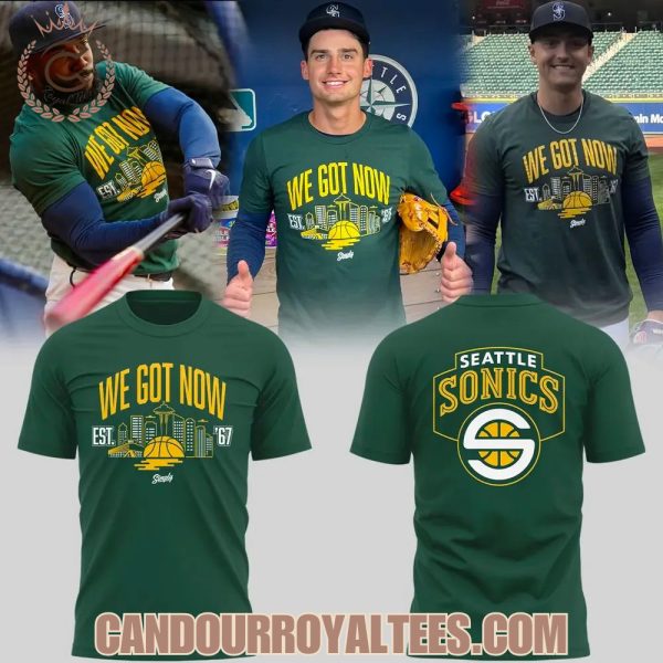 Seattle Mariners 2026 Seattle SuperSonics Revival T-Shirt