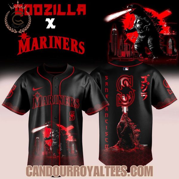 Seattle Mariners x Godzilla 2026 Jersey