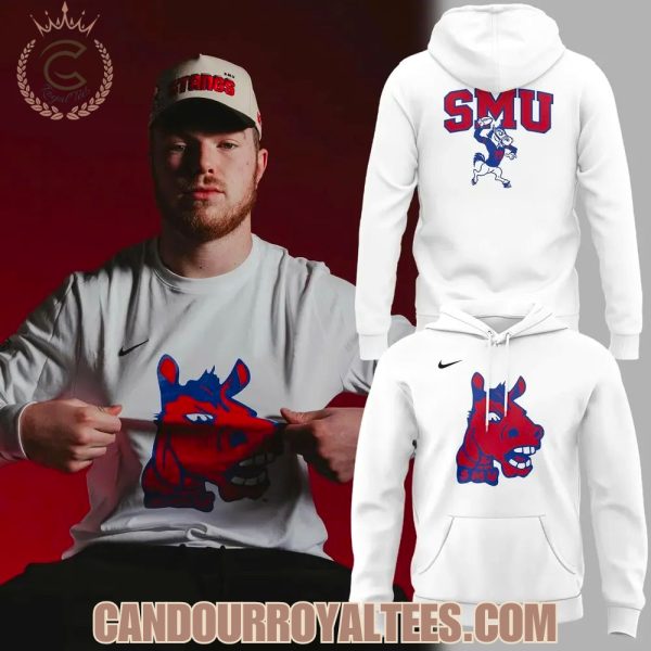 SMU Mustangs Throwback Mascot Hoodie