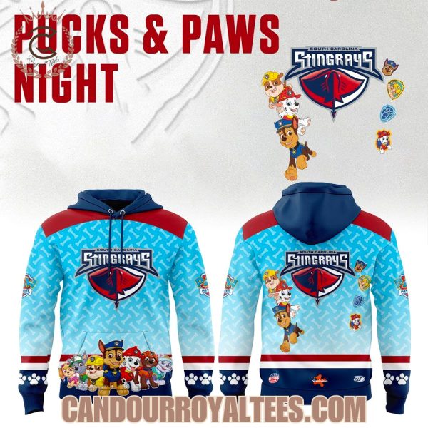 South Carolina Stingrays Paw Patrol Day 2026 Hoodie