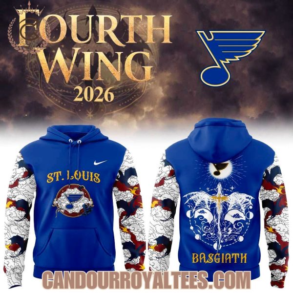 St. Louis Blues Fourth Wings Night Hoodie