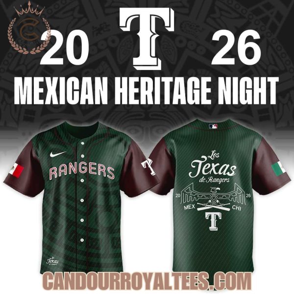 Texas Rangers Mexican Heritage Night 2026 Jersey