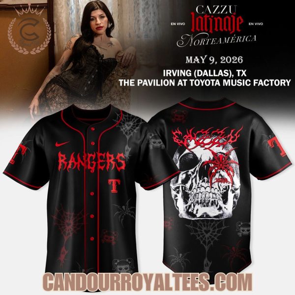 Texas Rangers x Cazzu: Latinaje En Vivo Tour NA 2026 Tour Exclusive Jersey