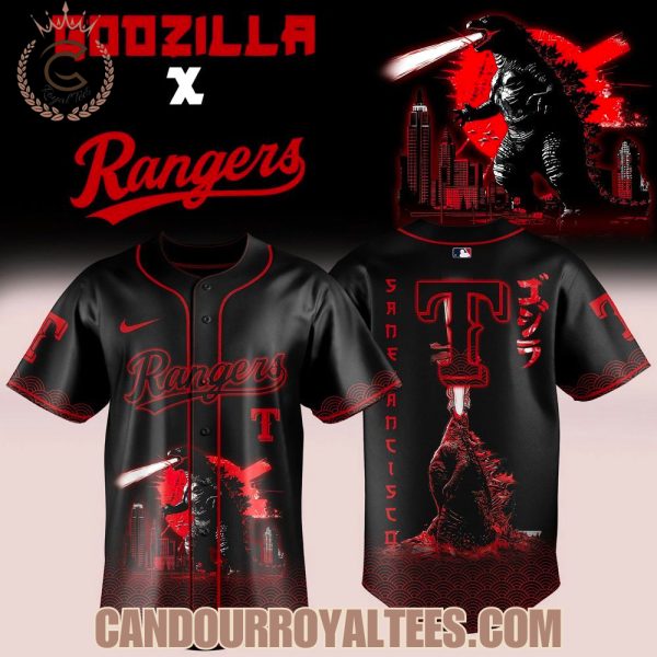 Texas Rangers x Godzilla 2026 Jersey
