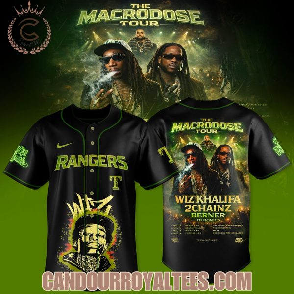 Texas Rangers X Wiz Khalifa – The Macrodose Tour Jersey