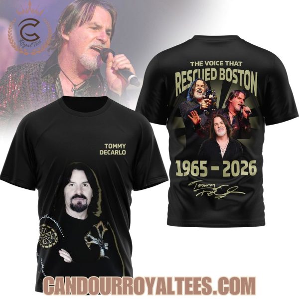 Tommy Decarlo The Voice That Rescued Boston 1965-2026 T-Shirt