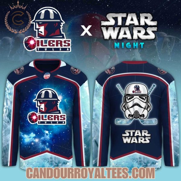 Tulsa Oilers Star Wars Night Game Hockey Jersey