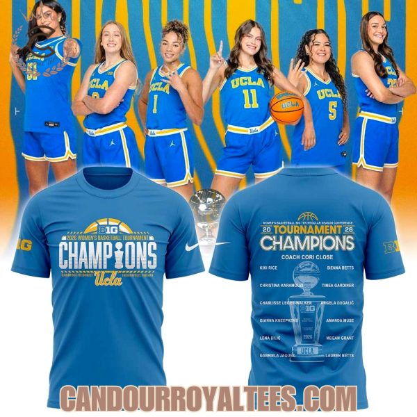 UCLA Women’s Basketball 2026 Big Ten Regular Season Conference Championship Blue T-Shirt, Hoodie