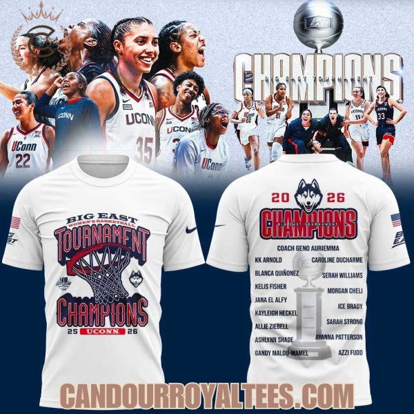 UConn Women’s Basketball 2026 BIG EAST Tournament Champions Tshirt, Hoodie