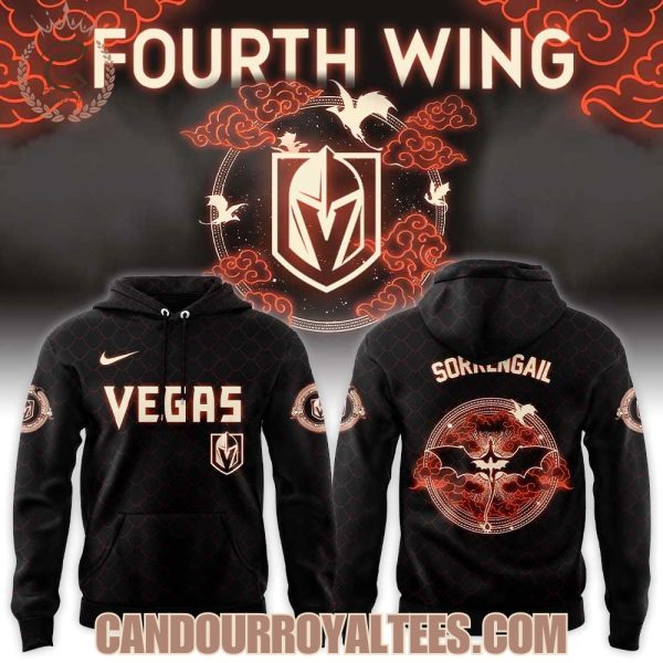 Vegas Golden Knights x Fourth Wing Night Hoodie