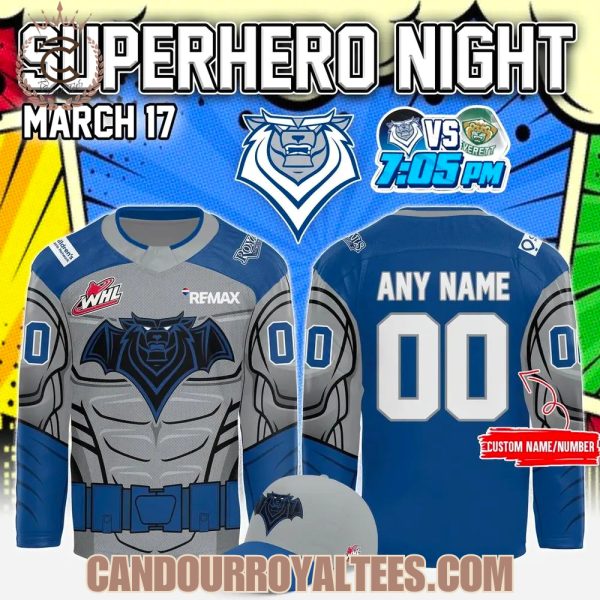 Victoria Royals 2026 Superhero Night Jersey