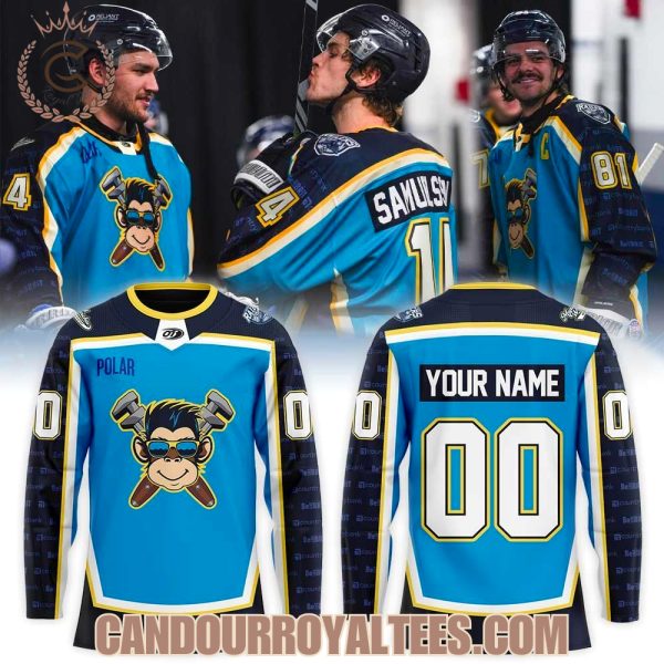 Worcester Railers Monkey Wrenches Specialty Hockey Jersey