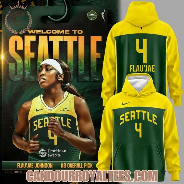 2026 Flau’jae Johnson Seattle Storm Hoodie