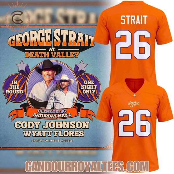 2026 George Strait x Clemson Tigers Football Jersey