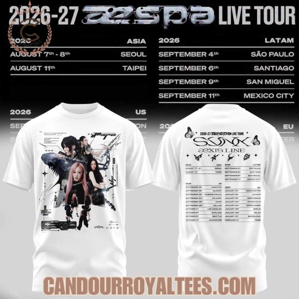 AESPA Live Tour 2026 Tshirt, Hoodie