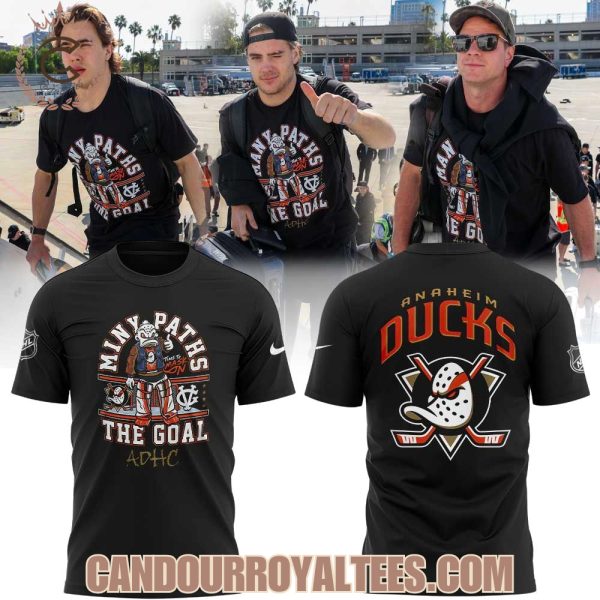 Anaheim Ducks the Goal Many Paths time to Mask on Shirt