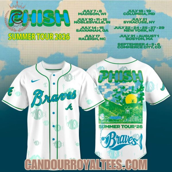 Atlanta Braves x Phish Summer Tour 2026 Jersey