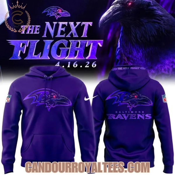 Baltimore Ravens The Next Flight 2026 Hoodie