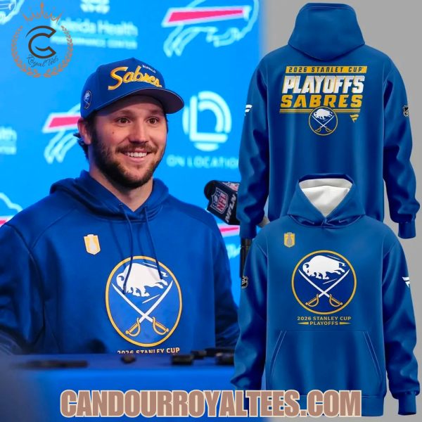 Buffalo Sabres Royal 2026 Stanley Cup Playoffs Pro Rink Hoodie