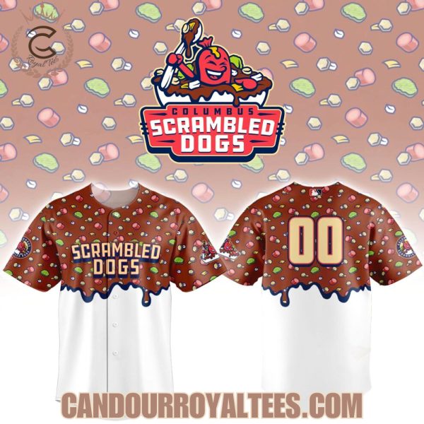 Columbus Clingstones Scrambled Dogs Jersey