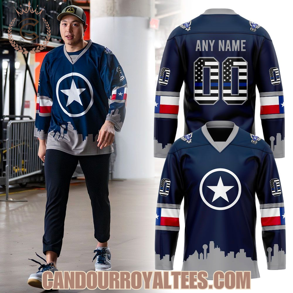 Dallas Stars outfit Police Hockey Jersey 2026 Dallas Stars outfit Police Hockey Jersey 2026